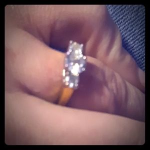 14k gold Wedding/  Engagement ring